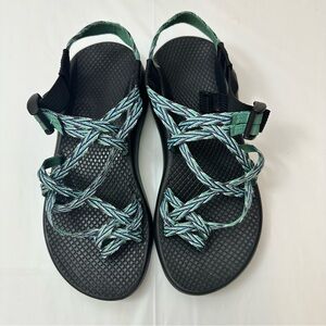 Chaco Z X2 Women's SIZE 7 Athletic Water Shoes and Sandals -‎ Black and Green